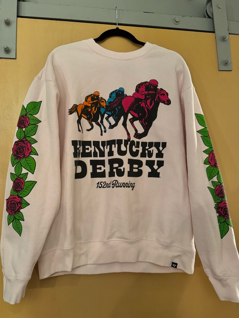 '47 Brand Unisex 152nd Kentucky Derby Elevated Sweatshirt - White Large